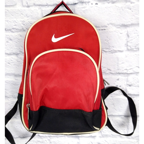 Nike Handbags - Vintage Nike Little Swoosh Red Mini Backpack